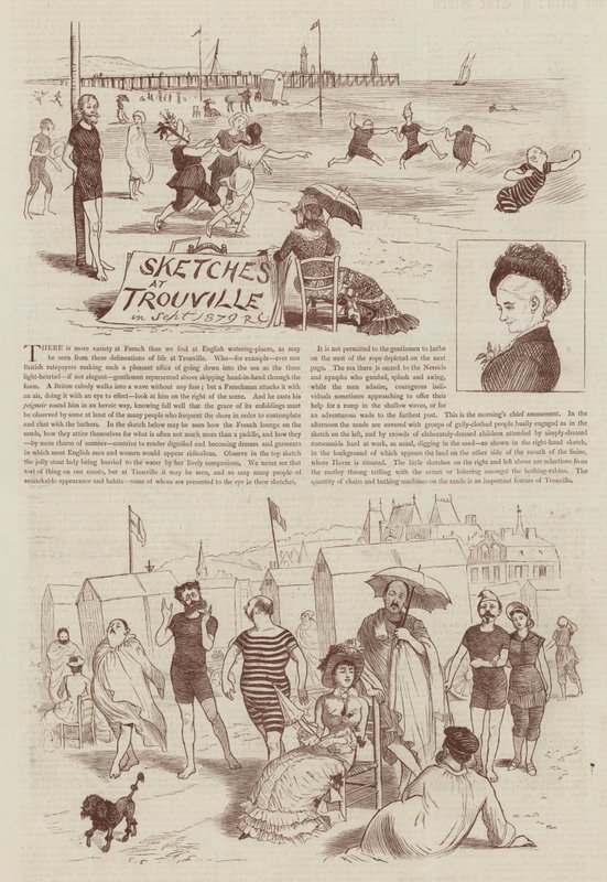 Skisser på Trouville av Randolph Caldecott