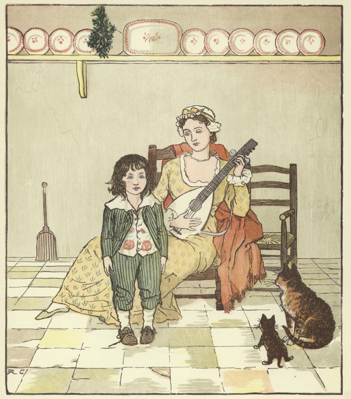 En elegi ved døden til en gal hund av Randolph Caldecott