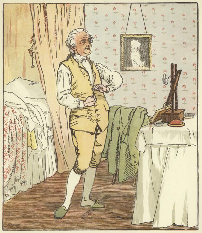 En elegi ved døden til en gal hund av Randolph Caldecott