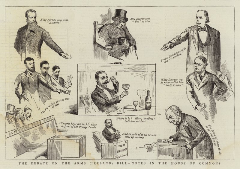 The Debate on the Arms (Ireland) Bill, notater i Underhuset av Randolph Caldecott