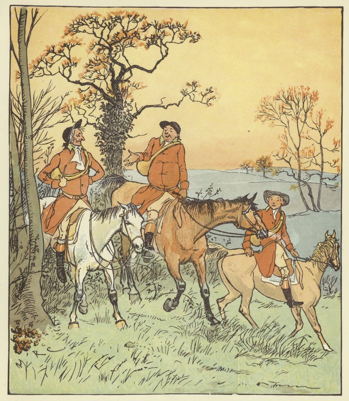 De tre joviale jegerne av Randolph Caldecott