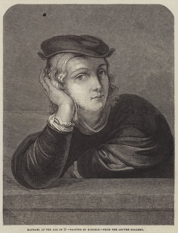 Raphael i en alder av 15 av Raffaello Sanzio Raphael