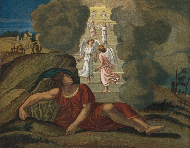 Jacobs drøm av after Raphael