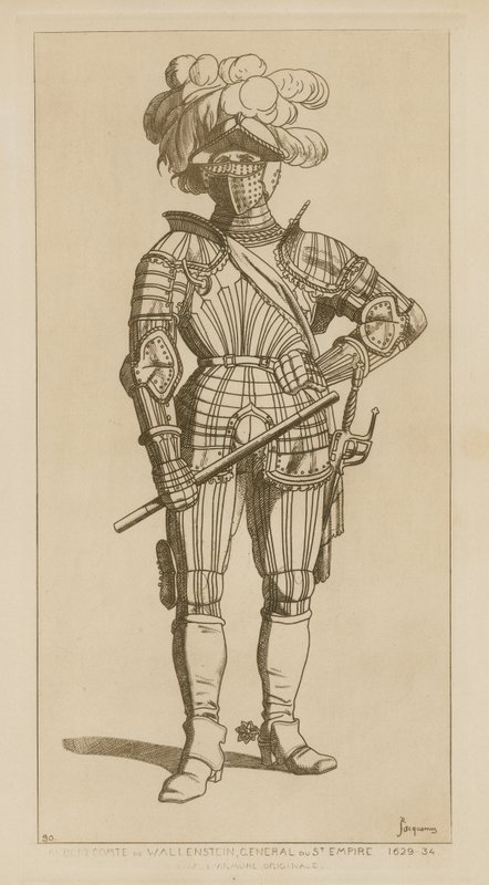 Albert, greve av Wallenstein og general for Det hellige rike, 1629-34 av Raphael Jacquemin