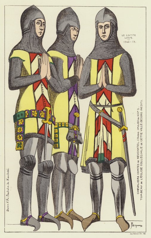 Knights Counts of Neuchatel av Raphael Jacquemin