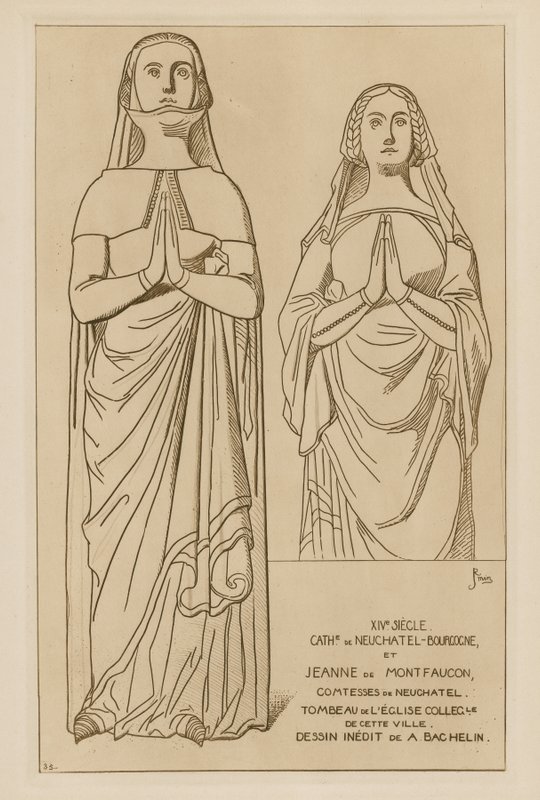 Grevinner av Neuchatel, fjortende århundre av Raphael Jacquemin