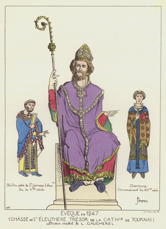 Biskop i 1247 av Raphael Jacquemin