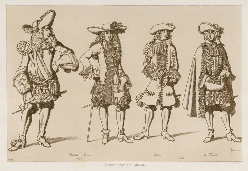 Franske herrer fra det syttende århundre av Raphael Jacquemin