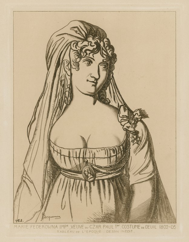Maria Feodorovna, enke etter tsar Paul I av Russland av Raphael Jacquemin