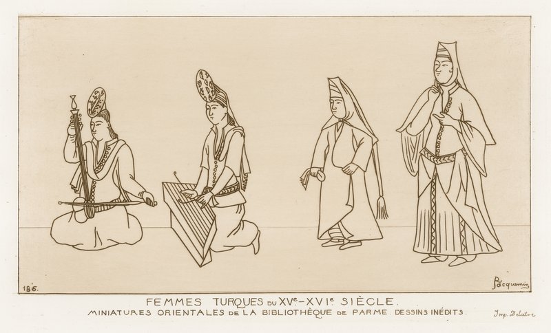 Tyrkiske kvinner fra det 15.-16. århundre av Raphael Jacquemin
