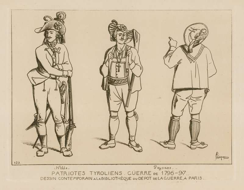 Tyrolske patrioter, krigen 1796-1797 av Raphael Jacquemin