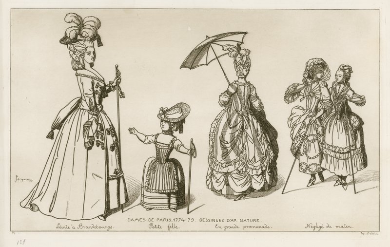 Kvinner i Paris, 1774-79 av Raphael Jacquemin
