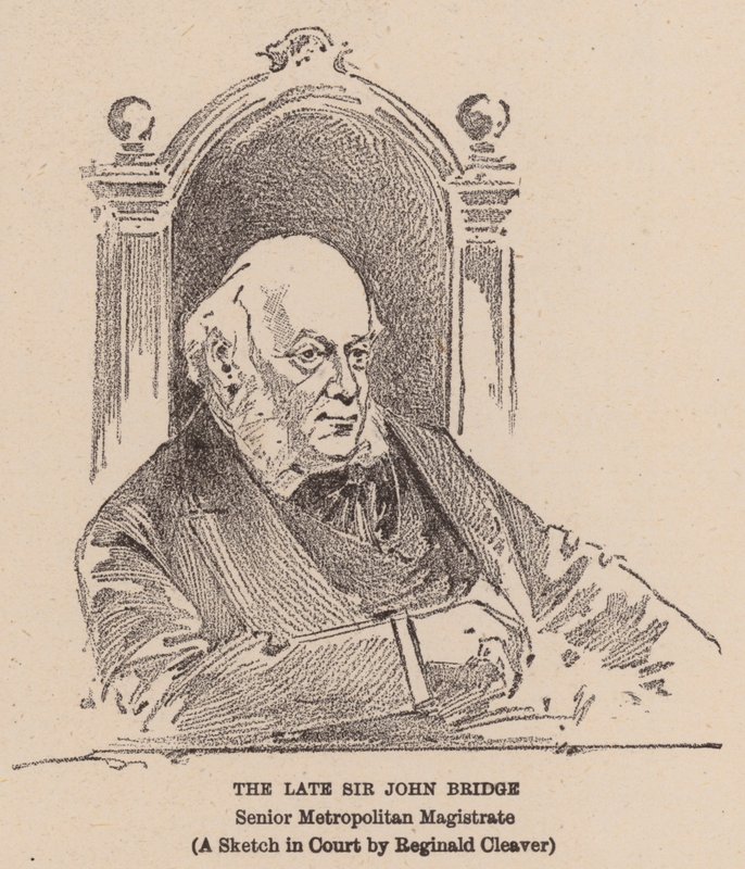 Den avdøde Sir John Bridge (lito) av Reginald Thomas Cleaver