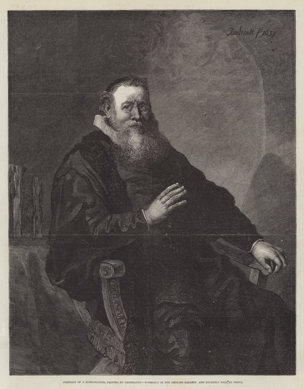 Portrett av en borgermester av Rembrandt van Rijn