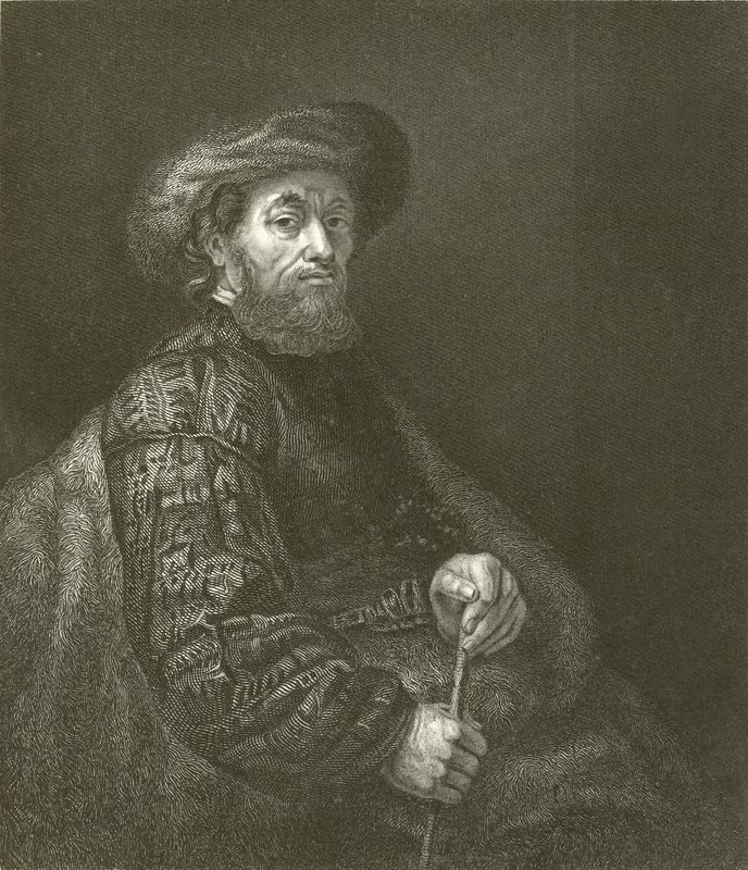 Portrett av en jøde av Rembrandt van Rijn
