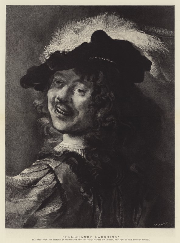 Rembrandt ler av Rembrandt van Rijn