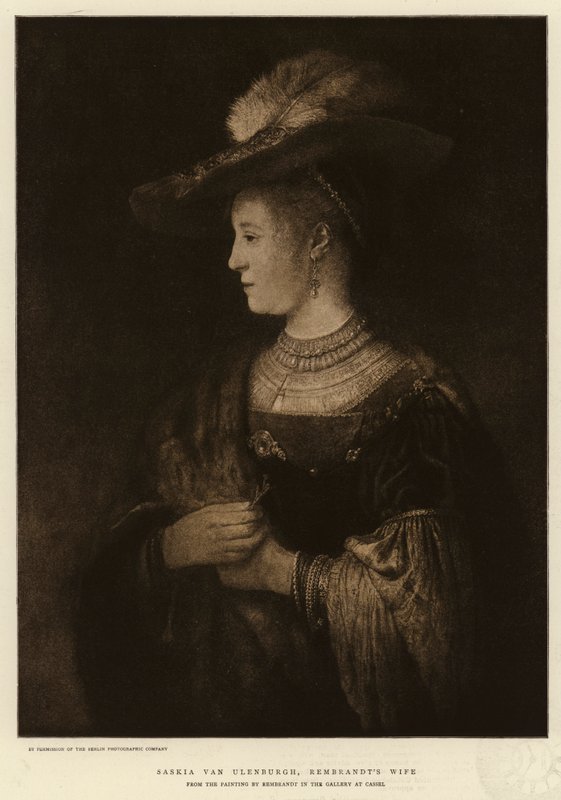 Saskia van Ulenburgh, Rembrandts kone av Rembrandt van Rijn