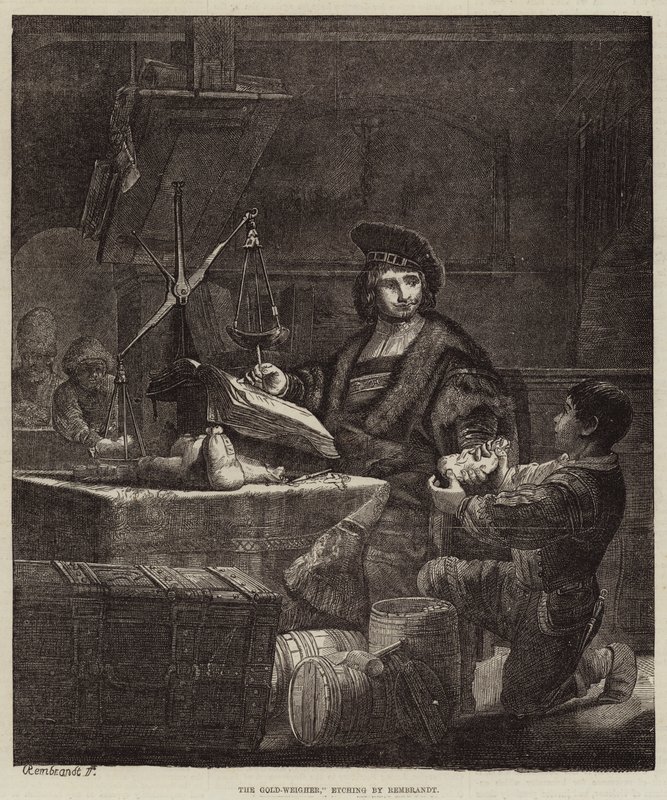 Gullveieren av Rembrandt van Rijn