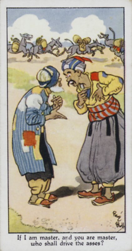 Hvis jeg er herre, og du er herre, hvem skal drive asenene? av René Bull