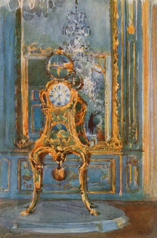 Caffieris klokke, Versailles av Rene Binet