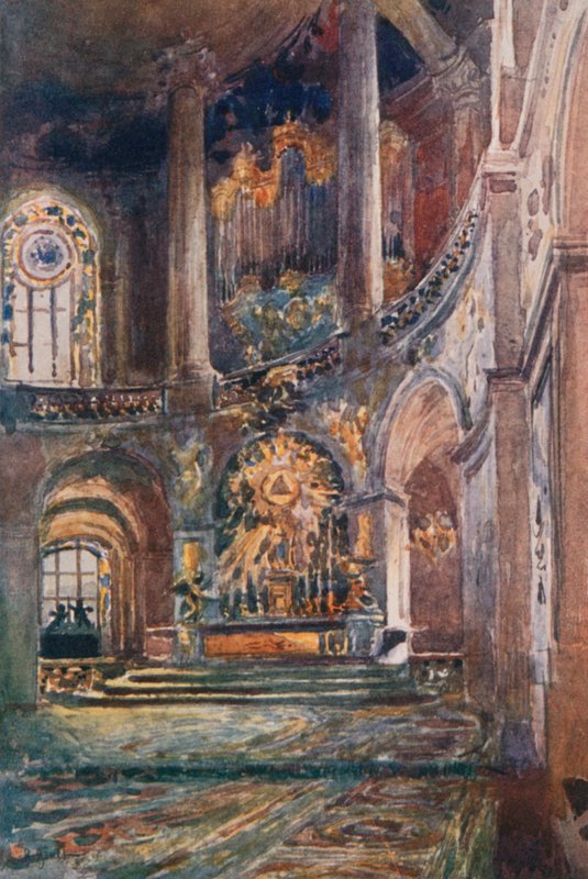 Kapellets kor, Versailles av Rene Binet