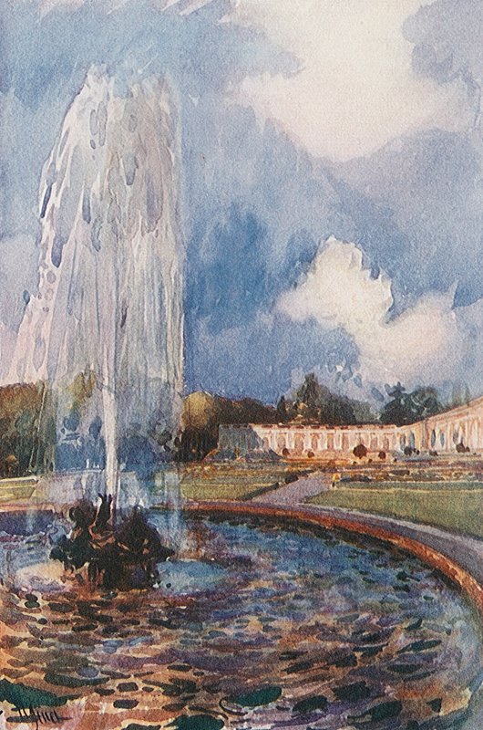 Fontene ved Grand Trianon, Versailles av Rene Binet