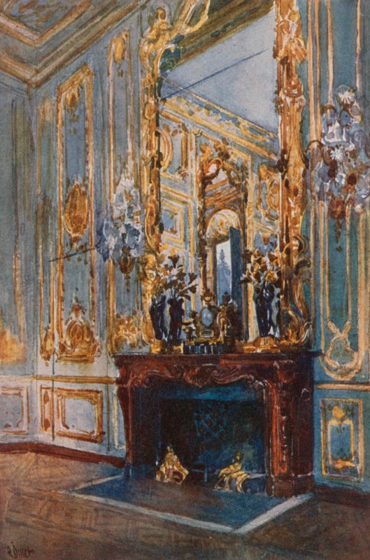 Louis XVs indre stue, Versailles av Rene Binet