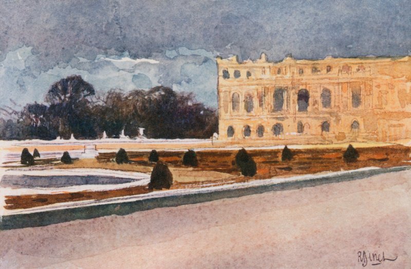 Palass fra den sørlige Parterre, Versailles av Rene Binet