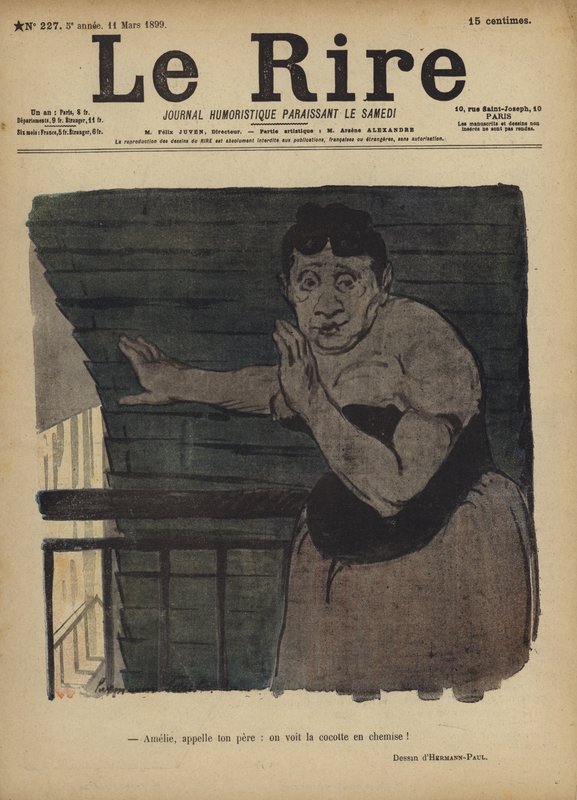 Illustrasjon for Le Rire av Rene George Hermann Paul