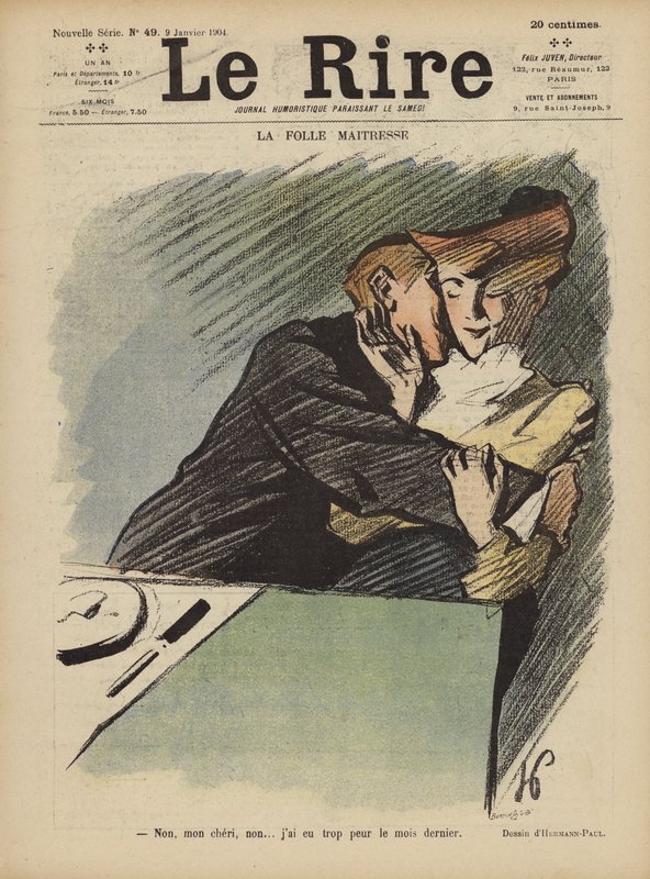 Illustrasjon for Le Rire av Rene George Hermann Paul