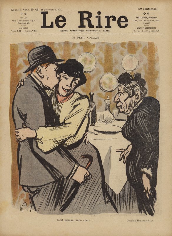 Illustrasjon for Le Rire av Rene George Hermann Paul