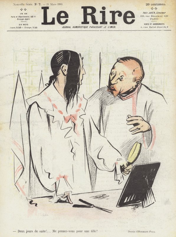 Illustrasjon for Le Rire av Rene George Hermann Paul