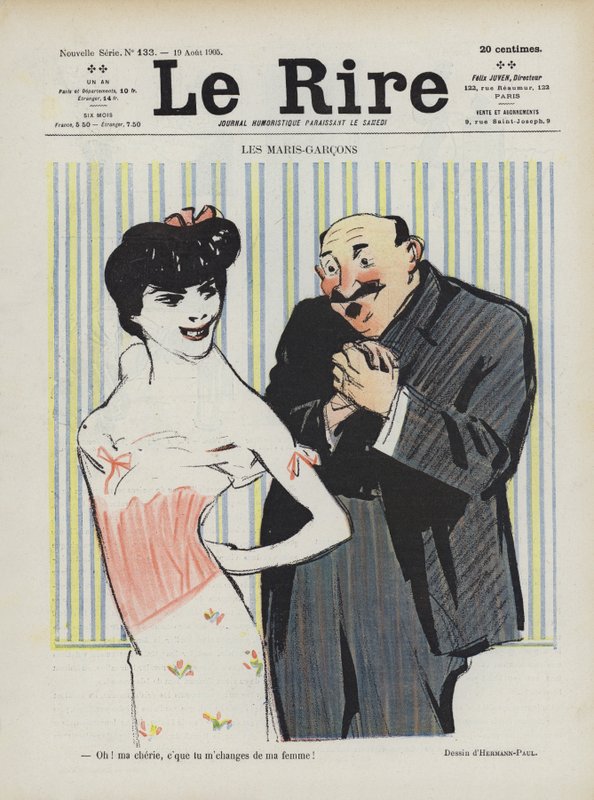 Illustrasjon for Le Rire av Rene George Hermann Paul