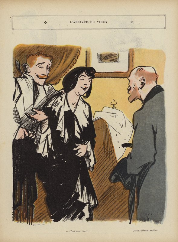 Illustrasjon for Le Rire av Rene George Hermann Paul