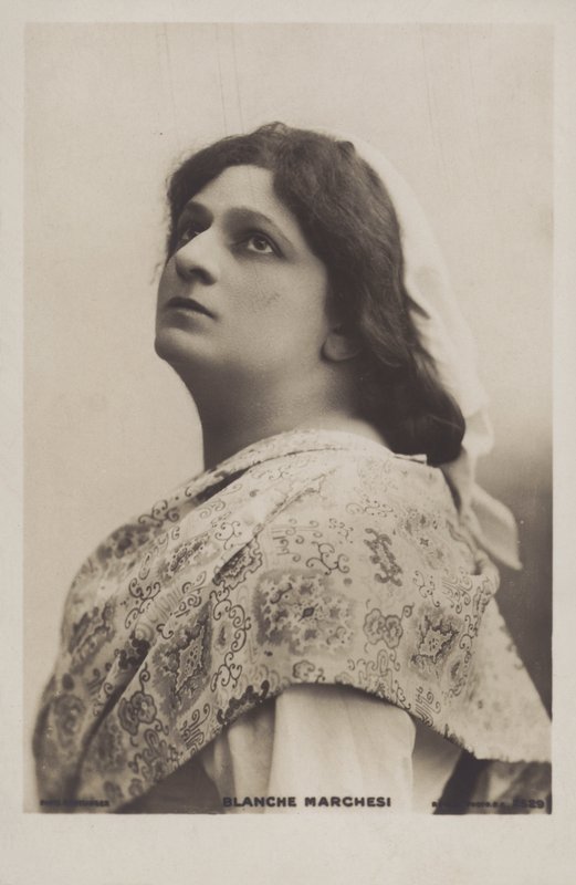 Blanche Marchesi , fransk mezzosopran. av Reutlinger Studio