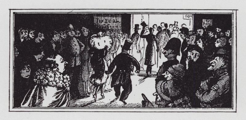 Første netter (litho) av Rex (after) Whistler