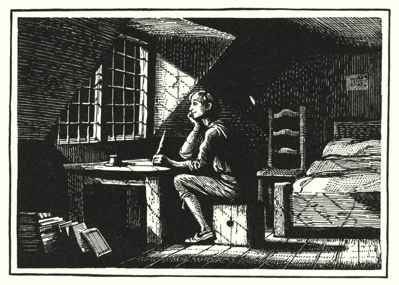 Hans Christian Andersen: The Goblin And The Huckster (litho) av Rex (after) Whistler