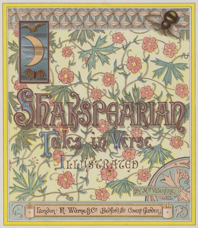 Tittelsideillustrasjon for Shakspearian Tales in Verse av Richard Andre
