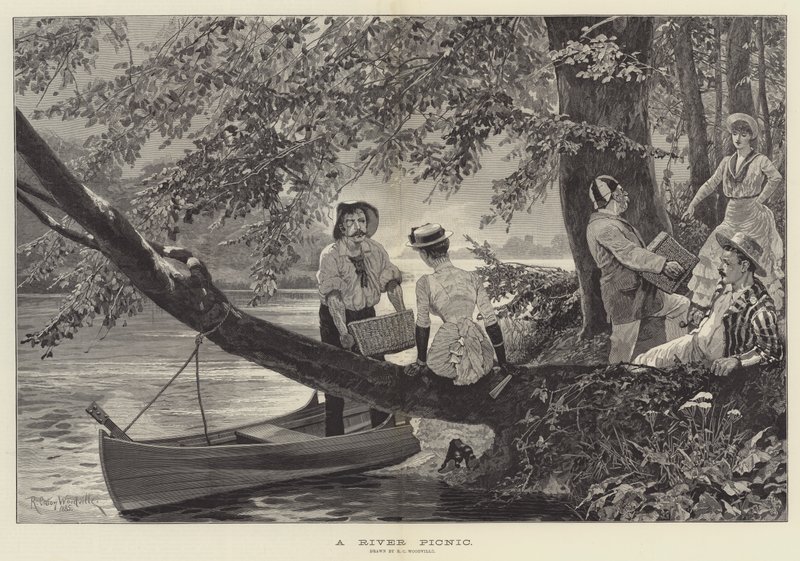 En elvepiknik av Richard Caton Woodville junior