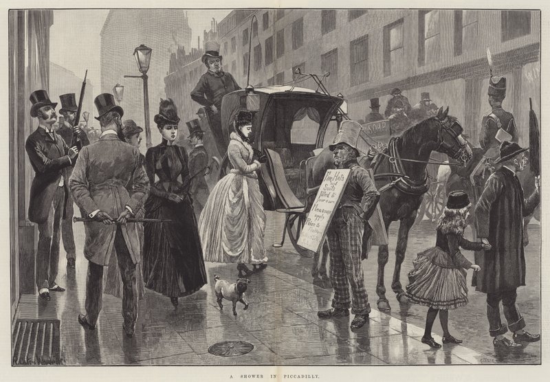 En dusj i Piccadilly av Richard Caton Woodville junior