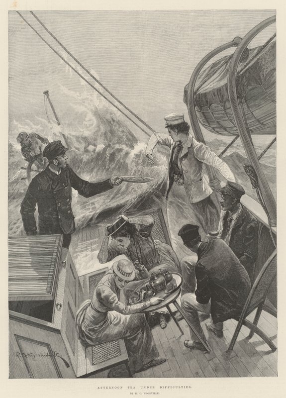 Ettermiddagste under Vanskeligheter av Richard Caton Woodville junior
