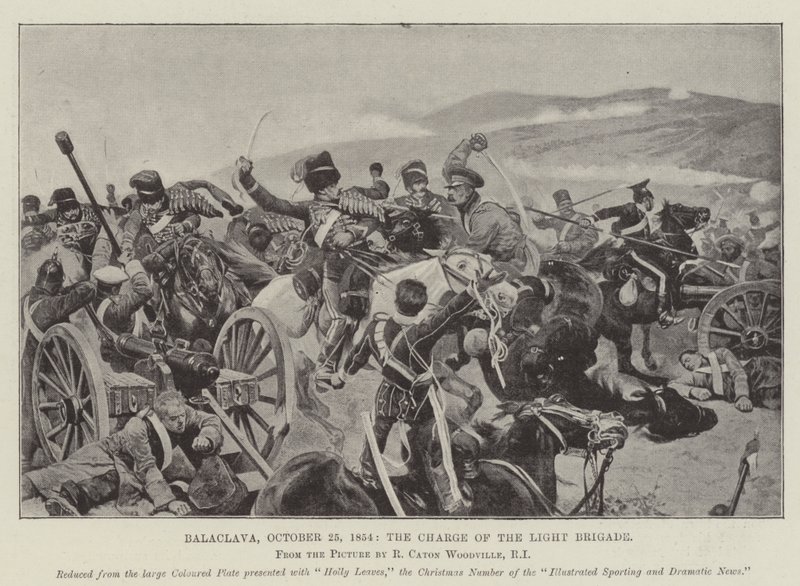 Balaclava, 25. oktober 1854, Ansvaret for den lette brigaden av Richard Caton Woodville junior