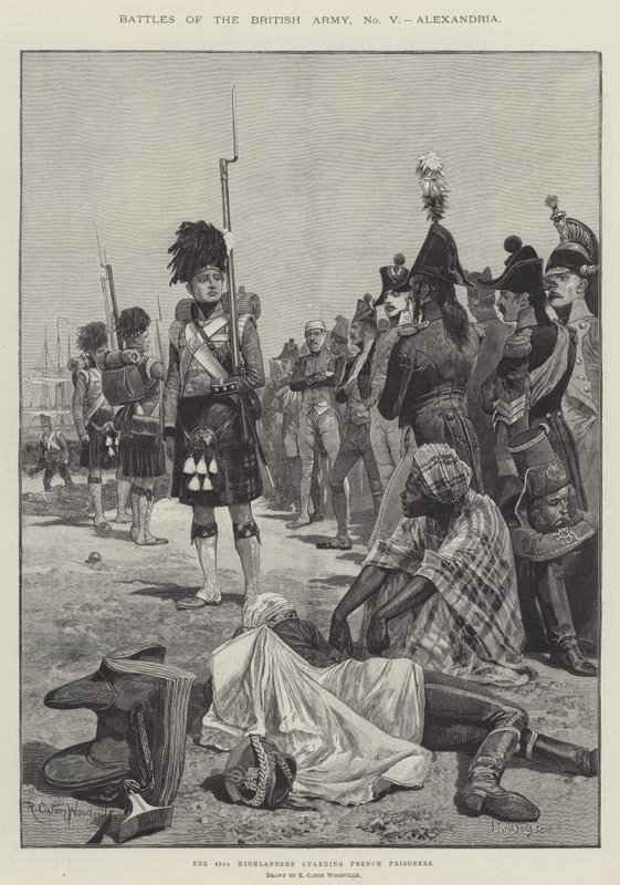 Slag fra den britiske hæren, Alexandria av Richard Caton Woodville junior