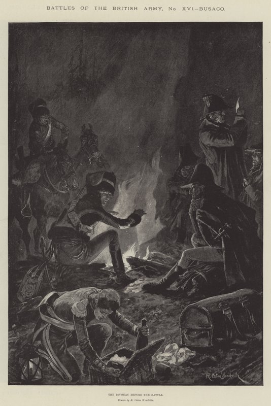 Slag fra den britiske hæren, Busaco av Richard Caton Woodville junior