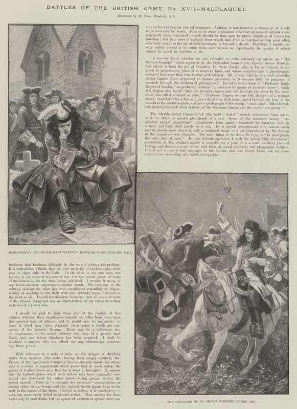 Slag fra den britiske hæren, Malplaquet av Richard Caton Woodville junior