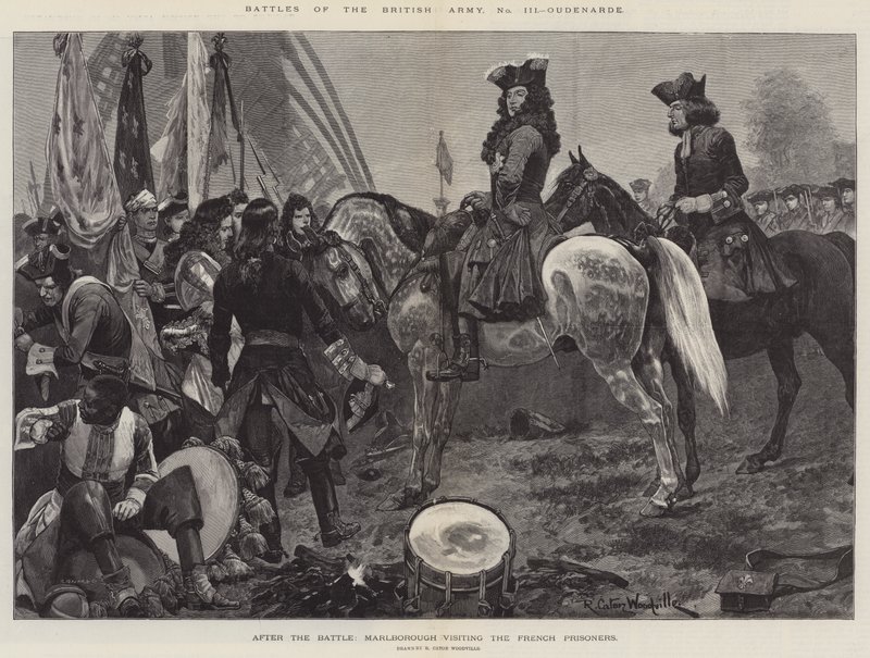 Slag fra den britiske hæren, Oudenarde av Richard Caton Woodville junior