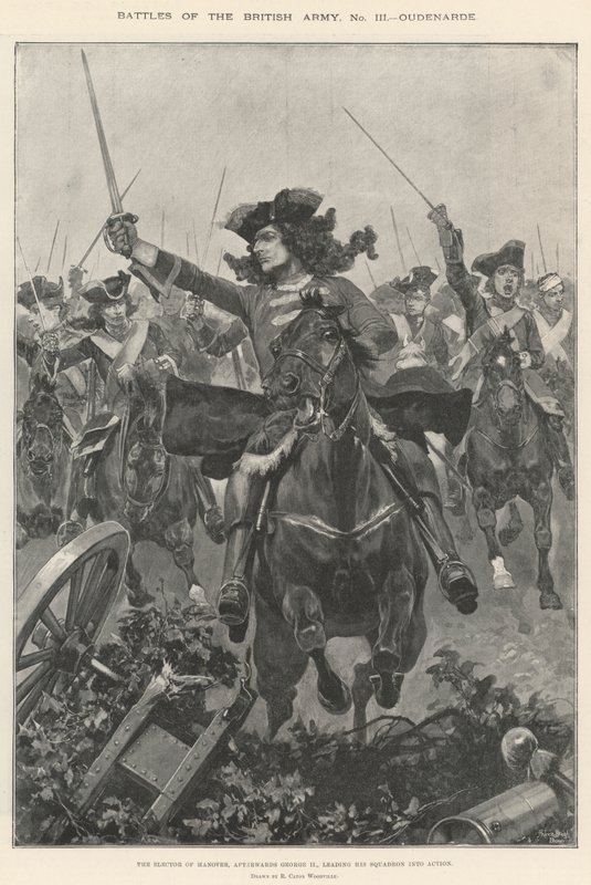 Slag fra den britiske hæren, Oudenarde av Richard Caton Woodville junior