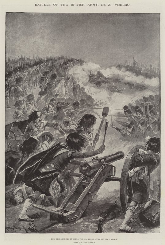 Slag fra den britiske hæren, Vimiero av Richard Caton Woodville junior