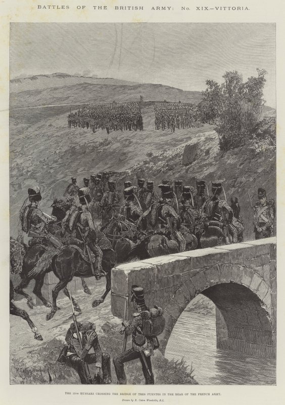 Slag fra den britiske hæren, Vittoria av Richard Caton Woodville junior