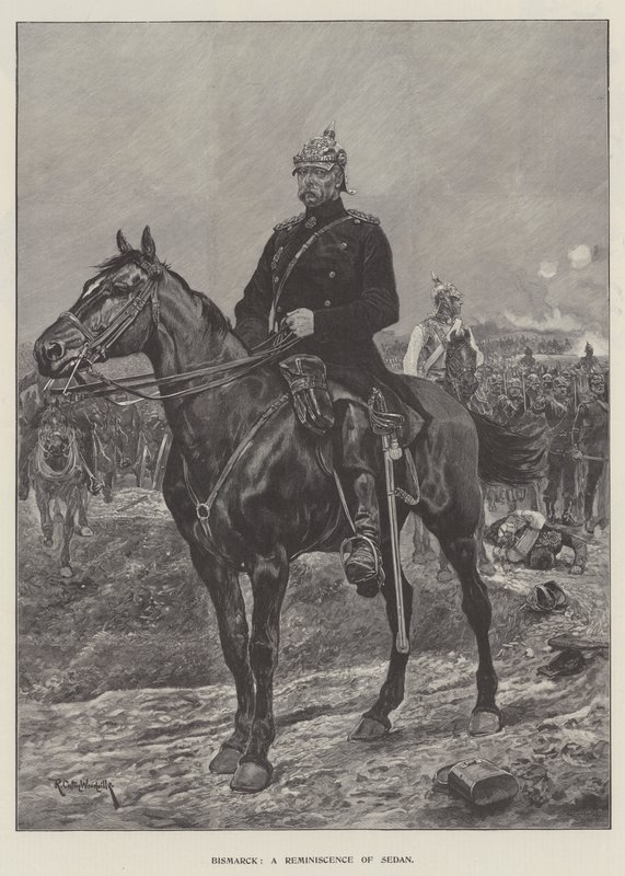 Bismarck, en reminiscens av Sedan av Richard Caton Woodville junior